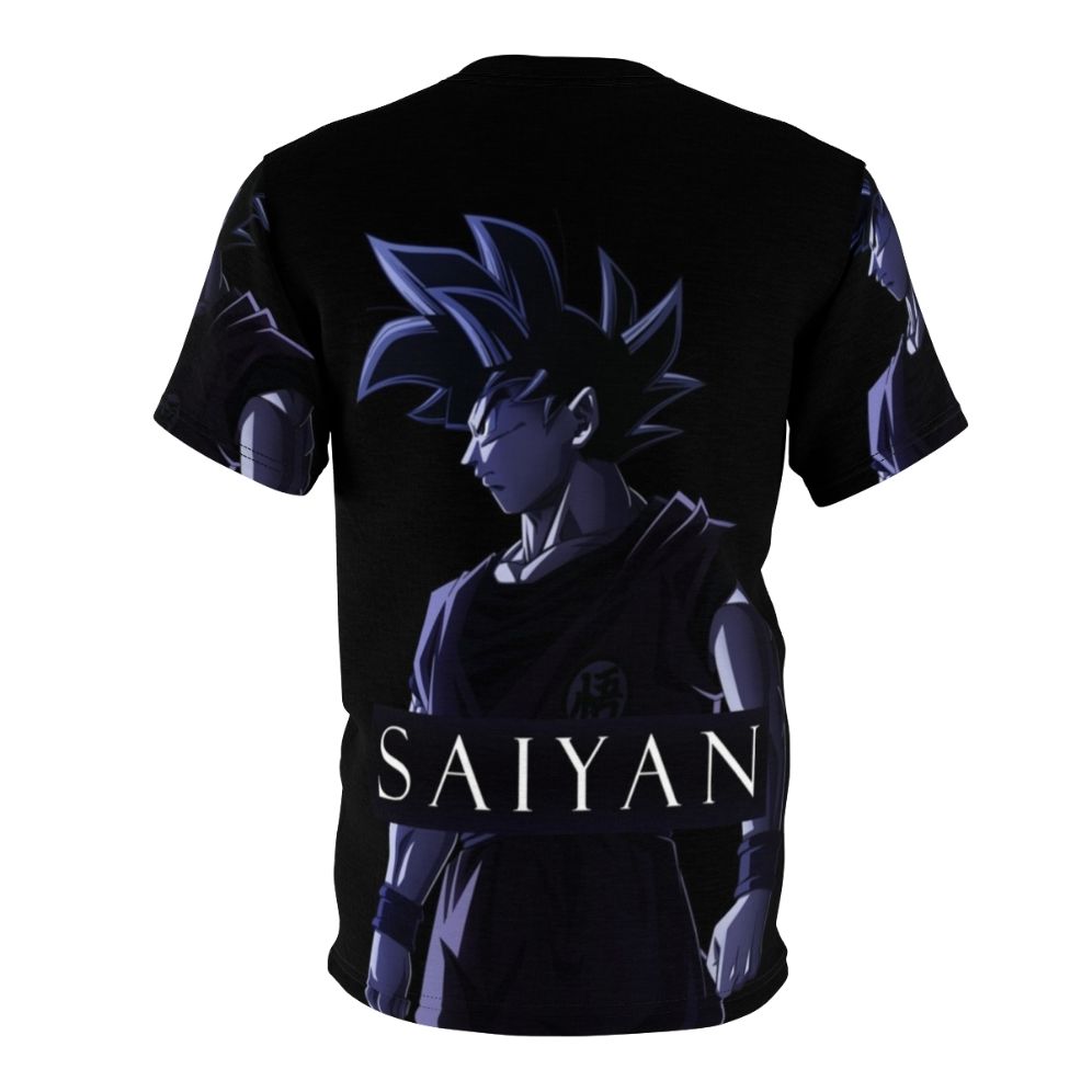 Dragonball inspired t-shirt featuring Goku, the strongest saiyan - Back