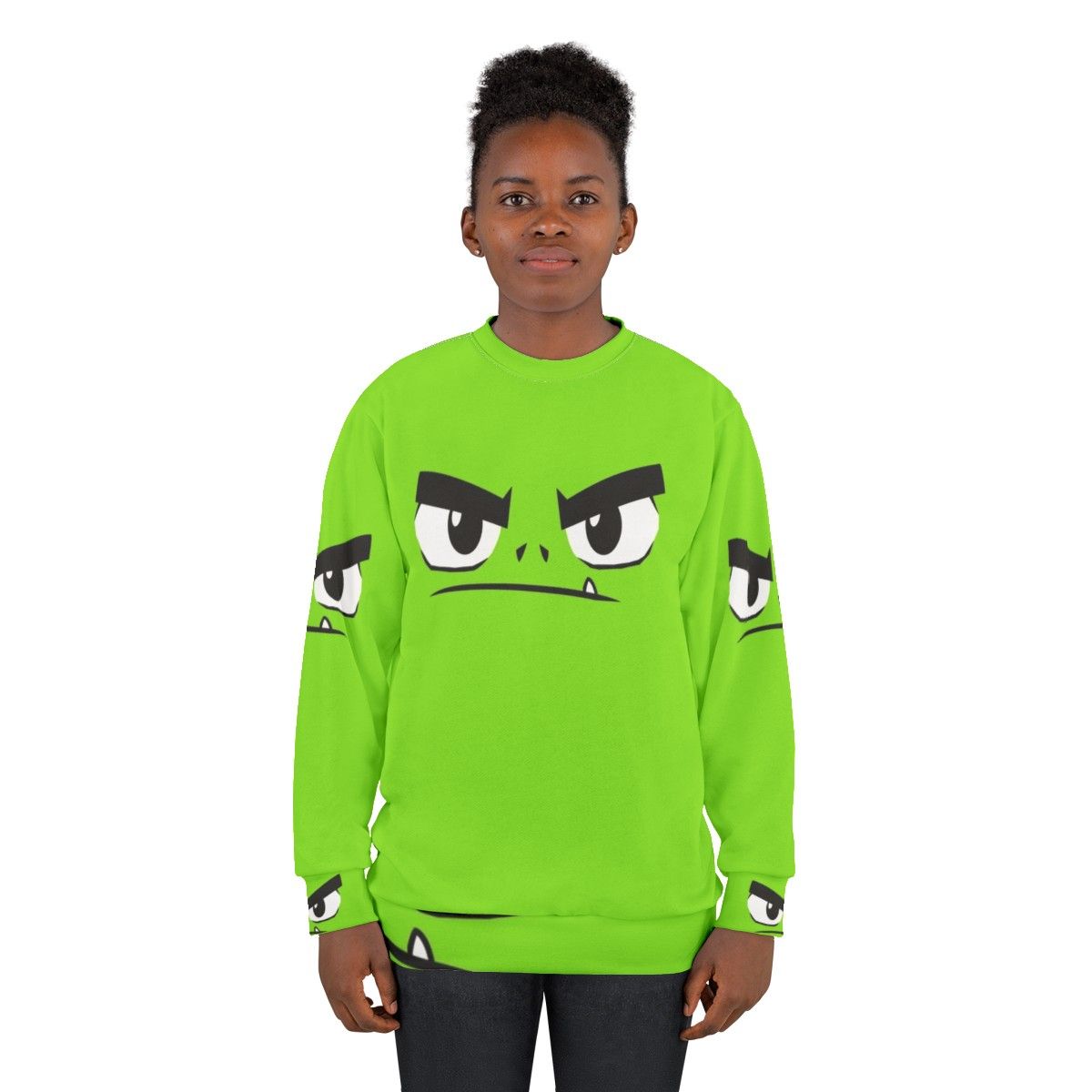 Angry Beast Boy Superhero Sweatshirt - women