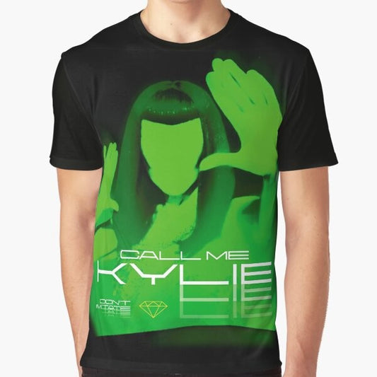 Kylie Minogue "Tension" fan art graphic t-shirt design