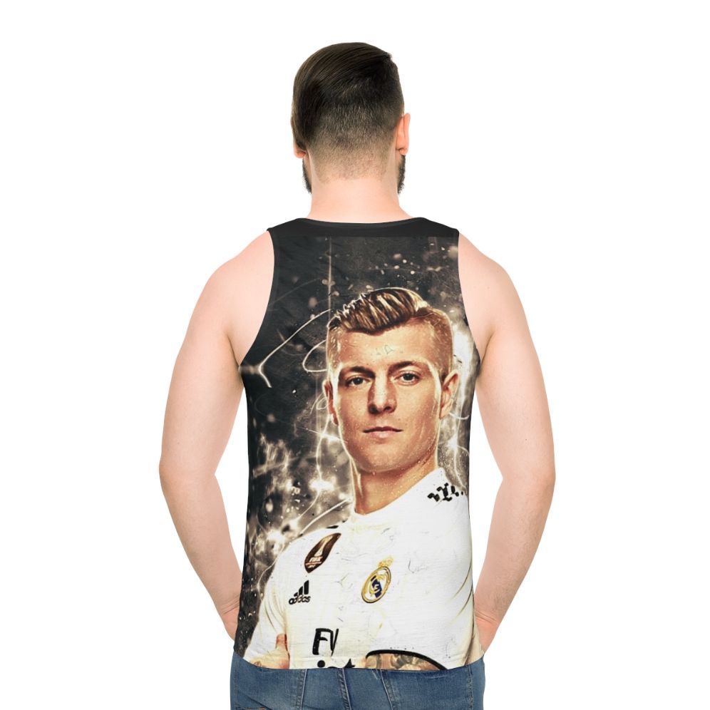 Toni Kroos Real Madrid Unisex Tank Top - men back