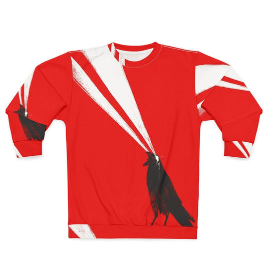 Laser Crow Graphic Sweatshirt