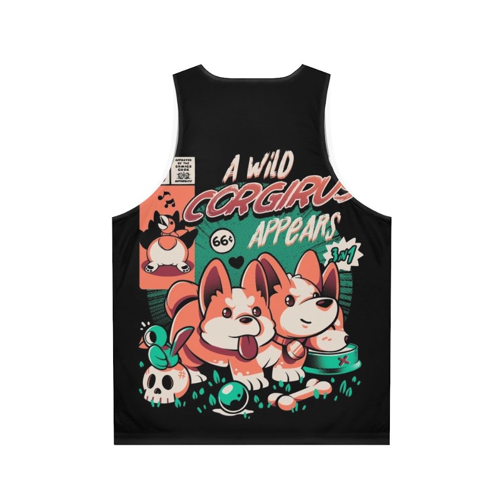 Magical Corgi Unisex Tank Top - Back