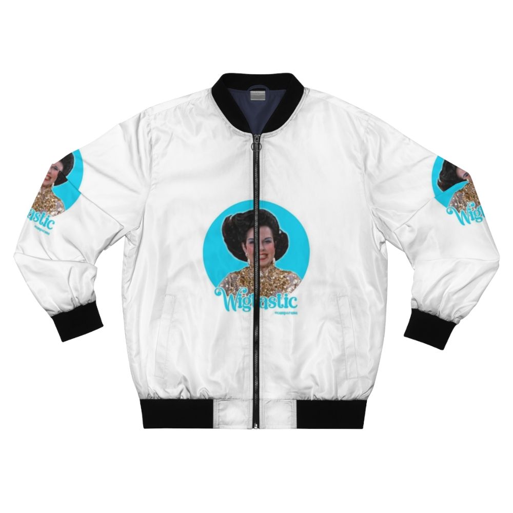 Ann Miller campy bomber jacket, featuring a retro and flamboyant design for the gay icon fan