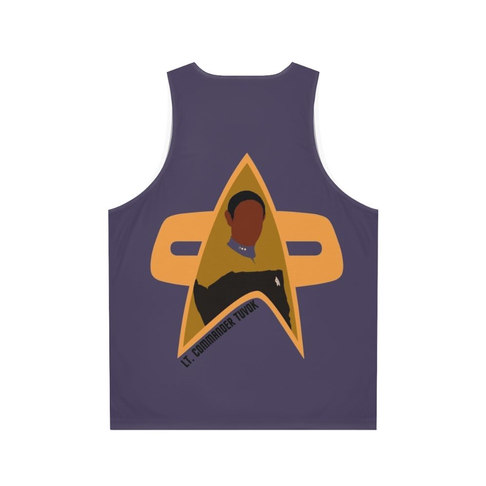 Tuvok Star Trek Voyager Unisex Tank Top - Back