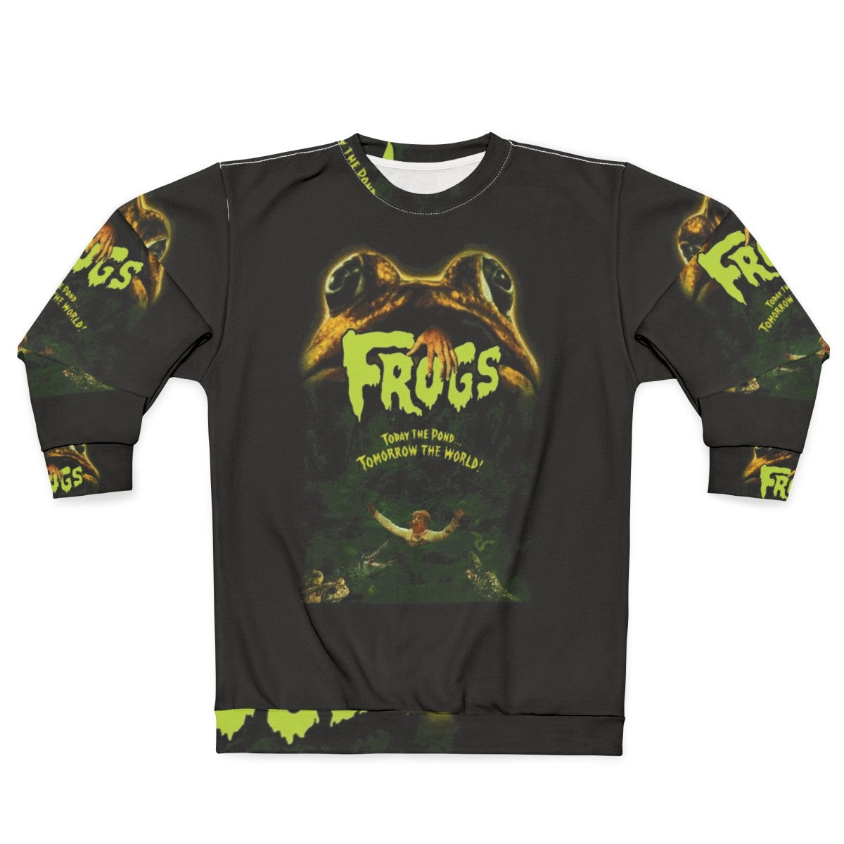 Vintage frog creature feature 70s sweatshirt