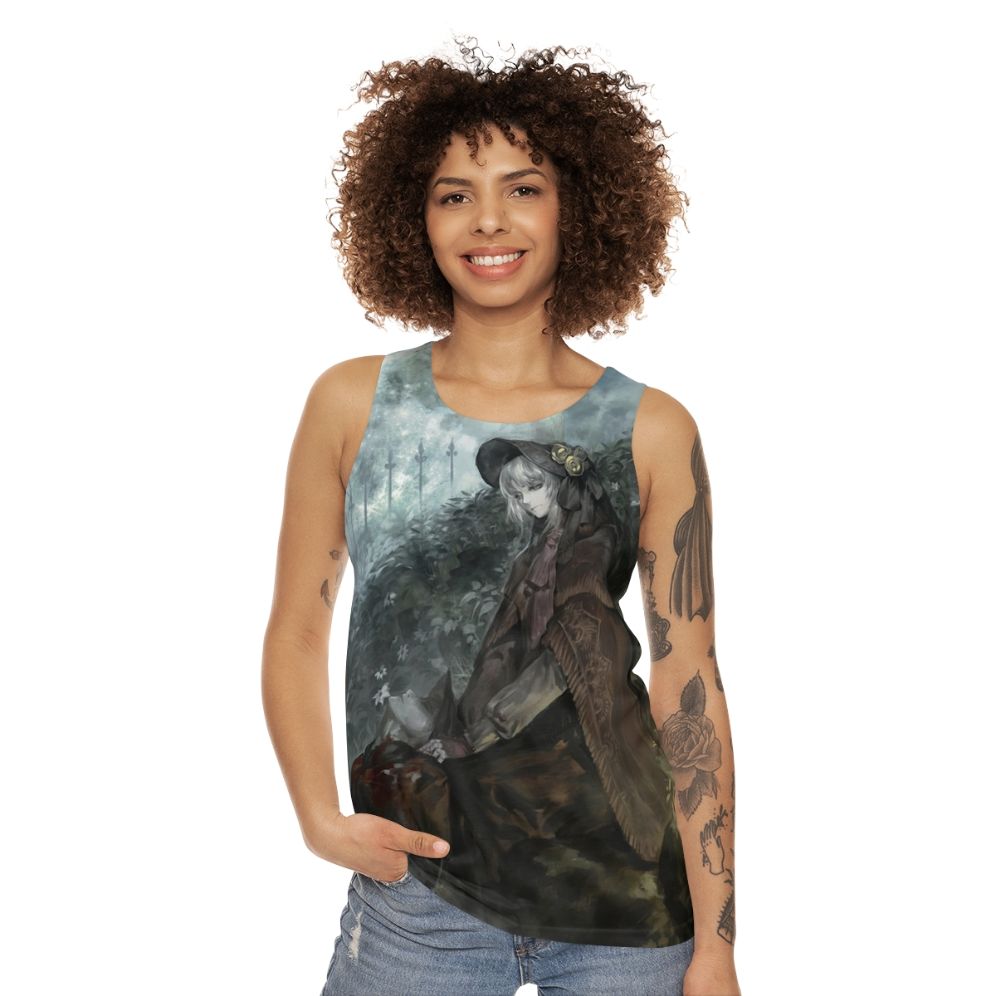 Bloodborne Dark Souls Unisex Gaming Tank Top - women