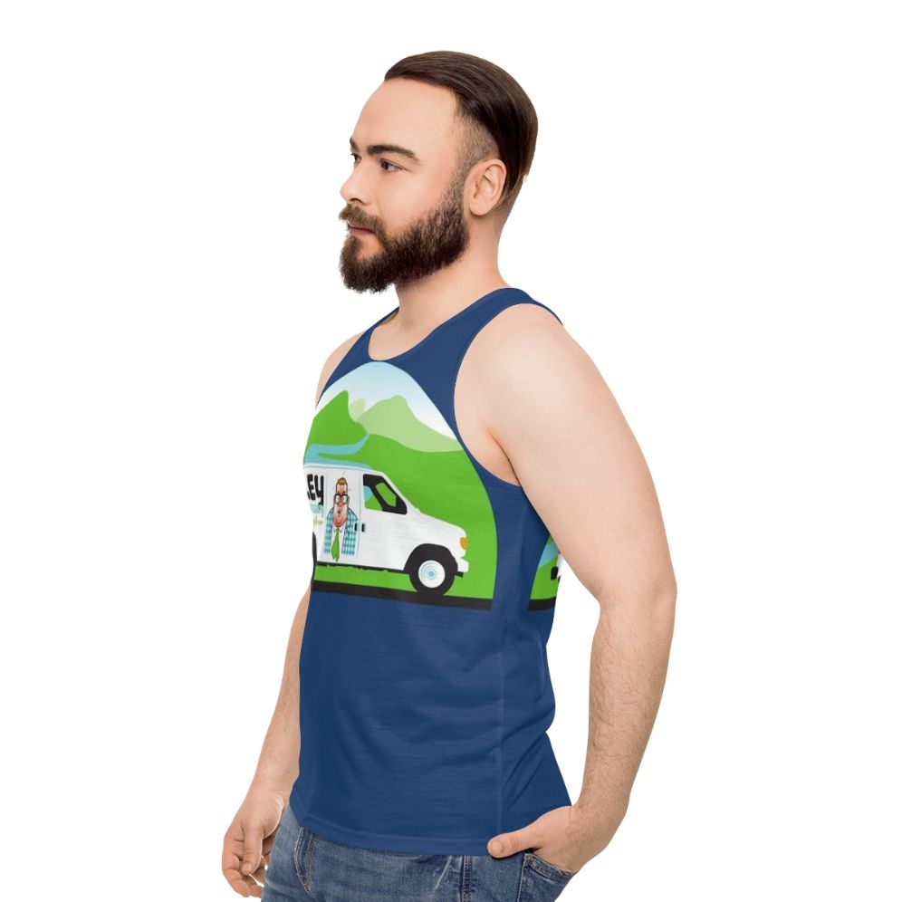 Chris Farley and Matt Foley Unisex SNL Tank Top - men side