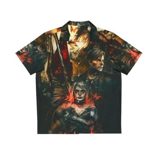 Silent Hill 2 Hawaiian Shirt with Pyramid Head Design