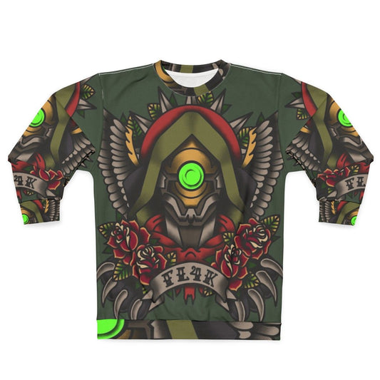 Borderlands Tattoo Style FL4K Portrait Sweatshirt