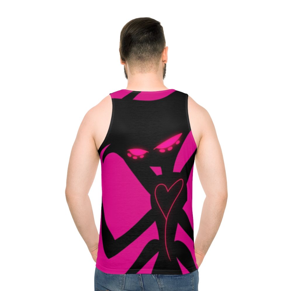 Neon Angel Dust Unisex Tank Top - men back