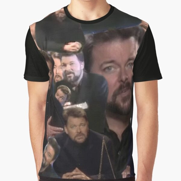 Jonathan Frakes "Beyond Belief" typography graphic t-shirt