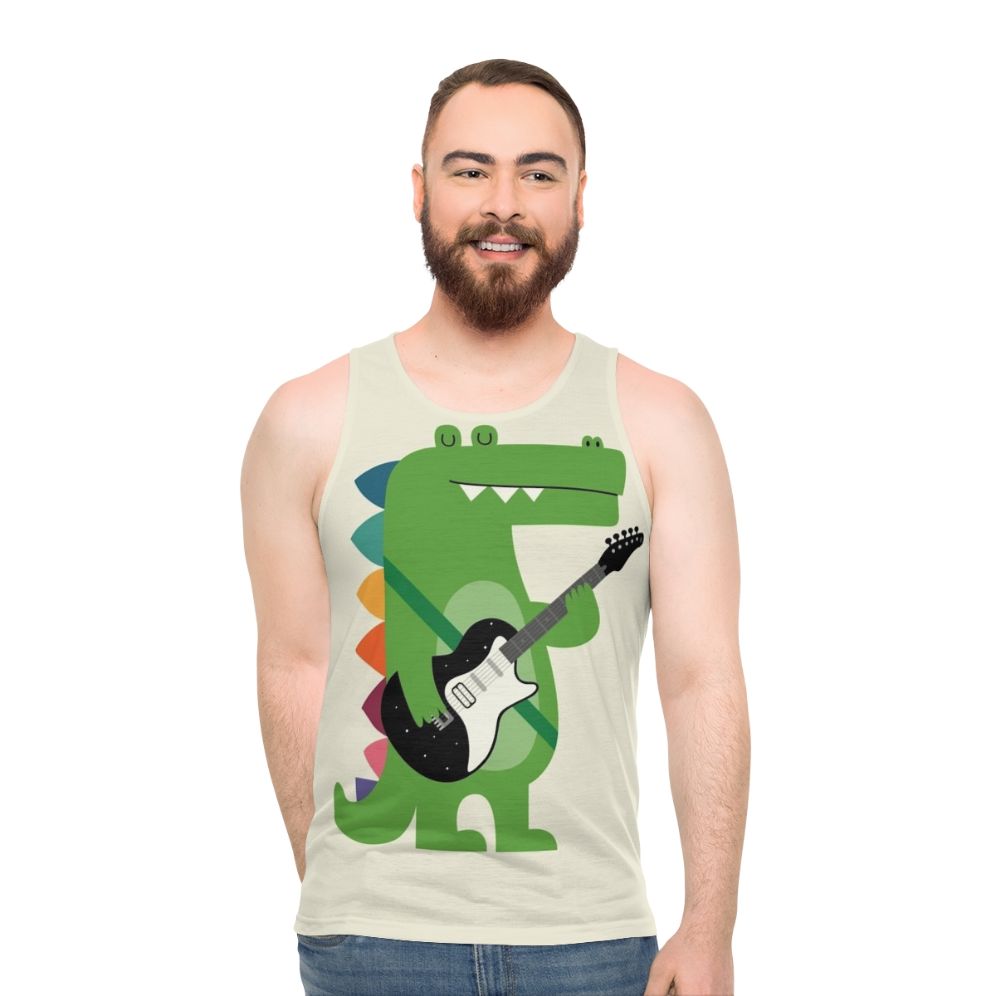 Crocodile rock unisex tank top - men