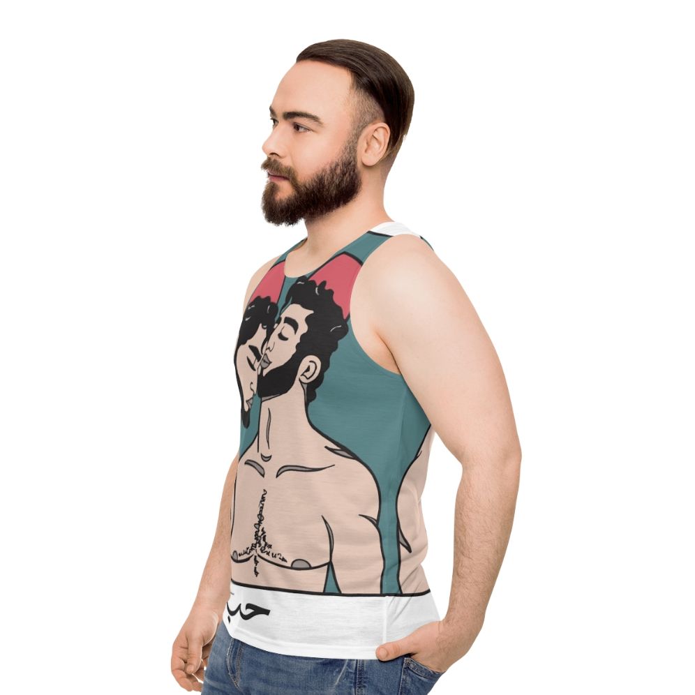 Unisex Beiruti Boys Gay Pride Tank Top - men side