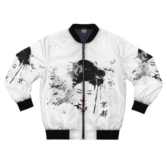 Kyoto Geisha Bomber Jacket with Japanese Inspired Design