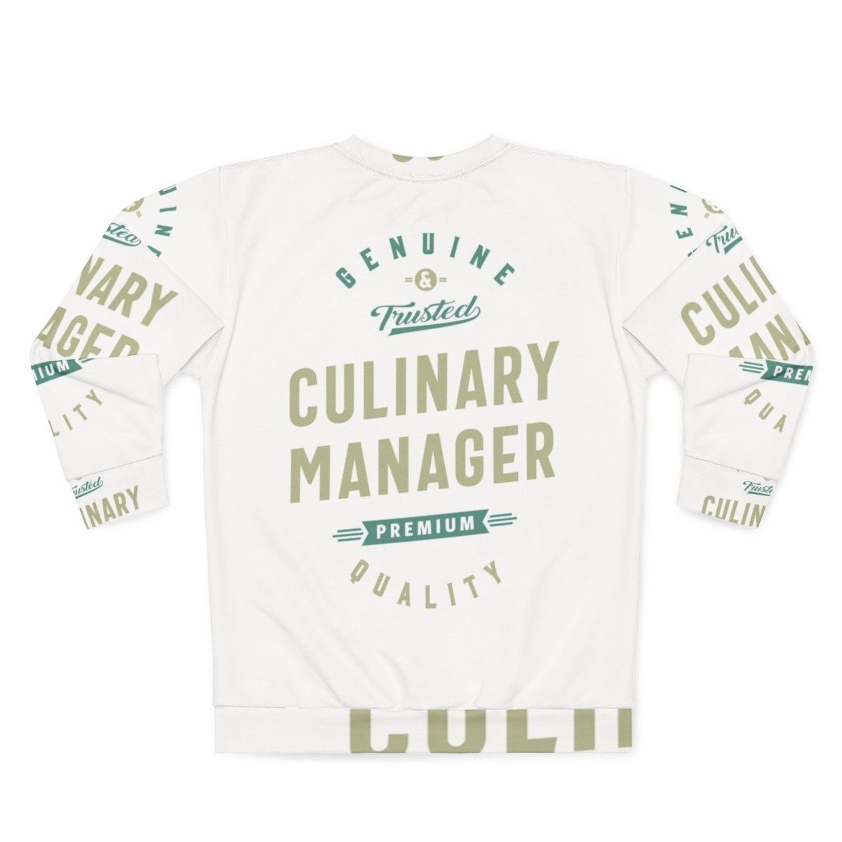 Culinary Manager Sweatshirt - Back