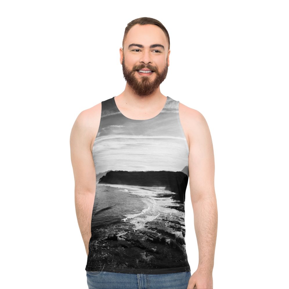 Asturias unisex tank top with landscape design - men