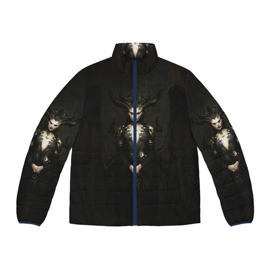 Diablo 4 Booooom Puffer Jacket featuring Lilith, the Prime Evil