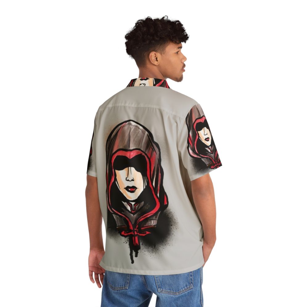 Assassins Creed Chronicles China Shao Jun Hawaiian Shirt - Flat lay