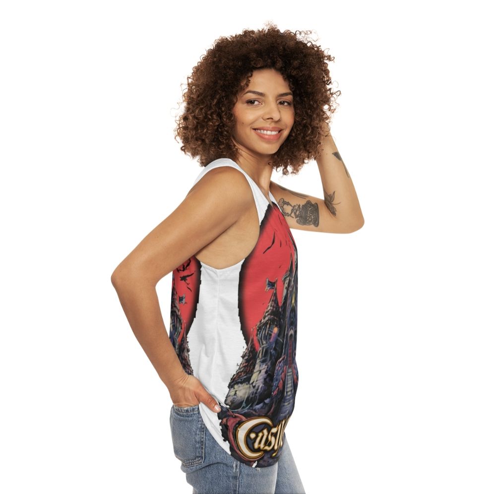 Castlevania Unisex Gaming Tank Top - women side