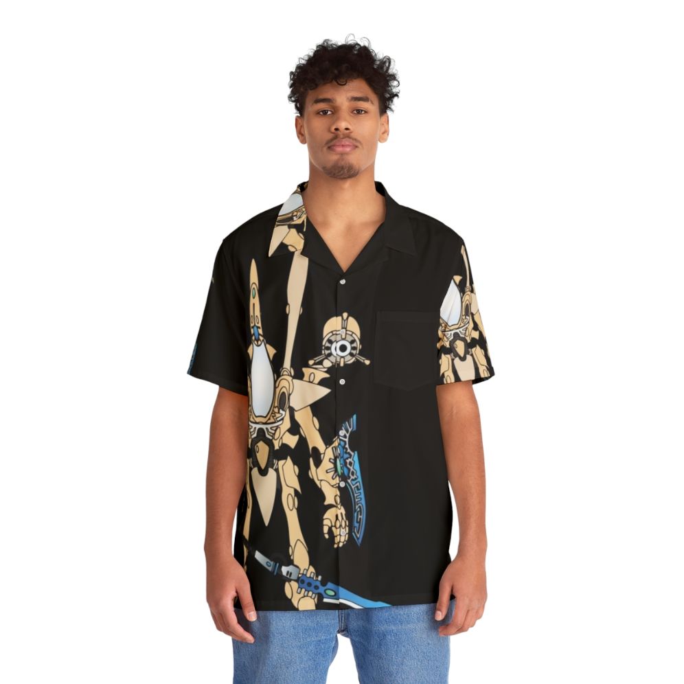 Eldar Wraithseer Hawaiian Shirt - People Front