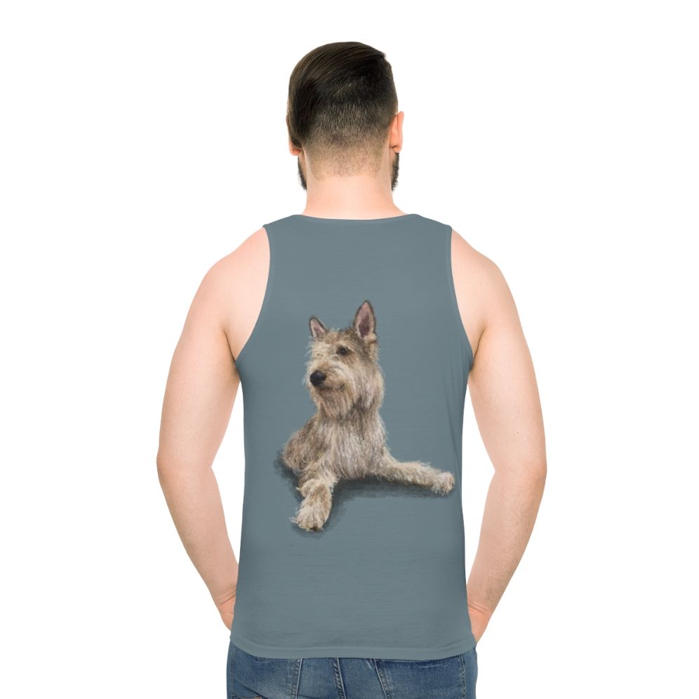 Berger Picard Dog Unisex Tank Top - men back