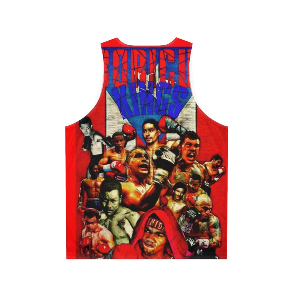 Boricua Kings Unisex Boxing Tank Top - Back