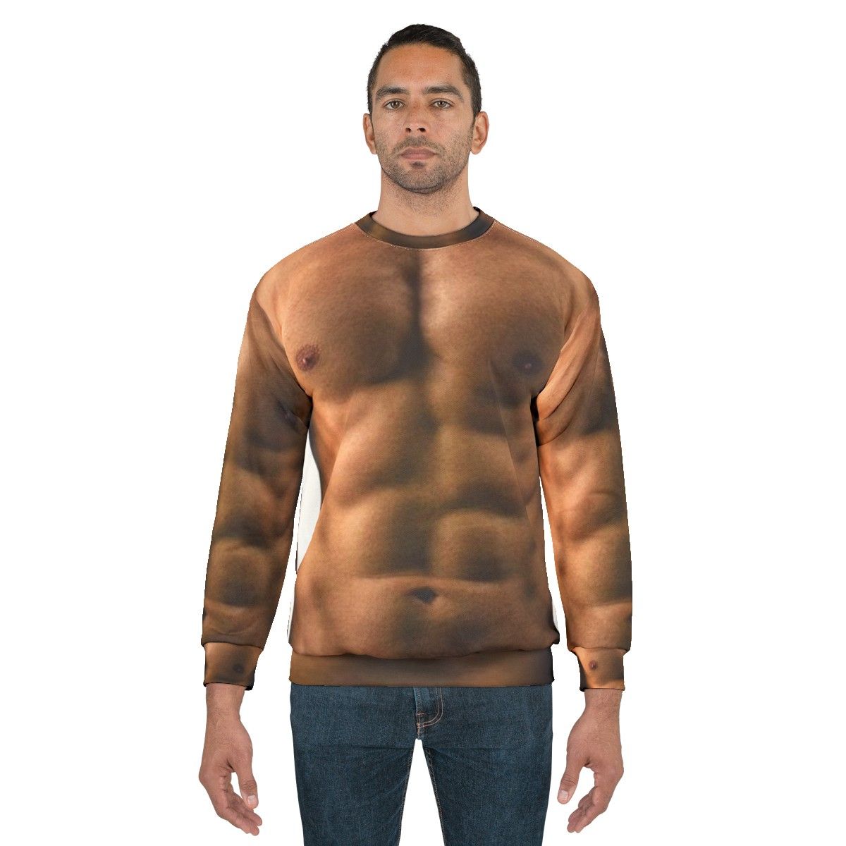 Muscle Man Bodybuilder 6 Pack Abs Sweatshirt - men