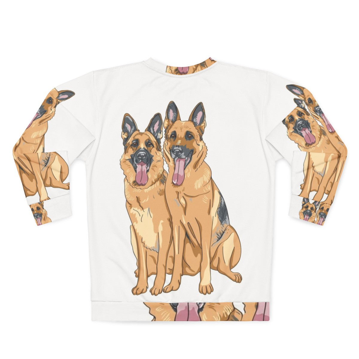 German Shepherd Dog Breeds Sweatshirt - Back