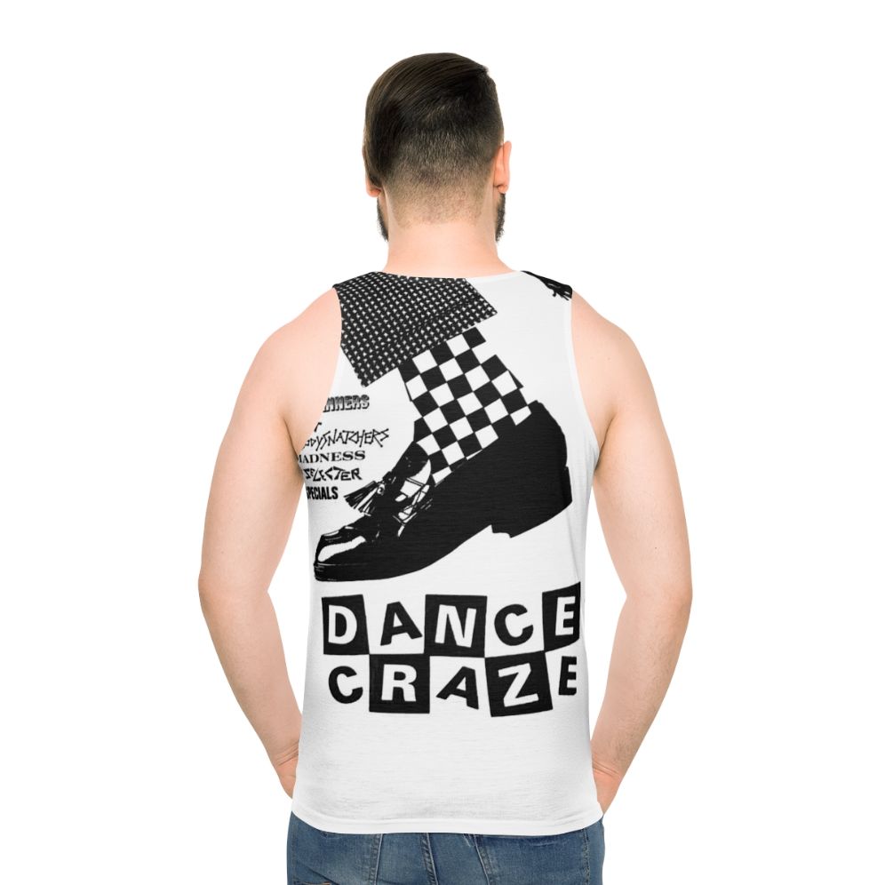 Unisex Ska Dance Craze Tank Top - men back