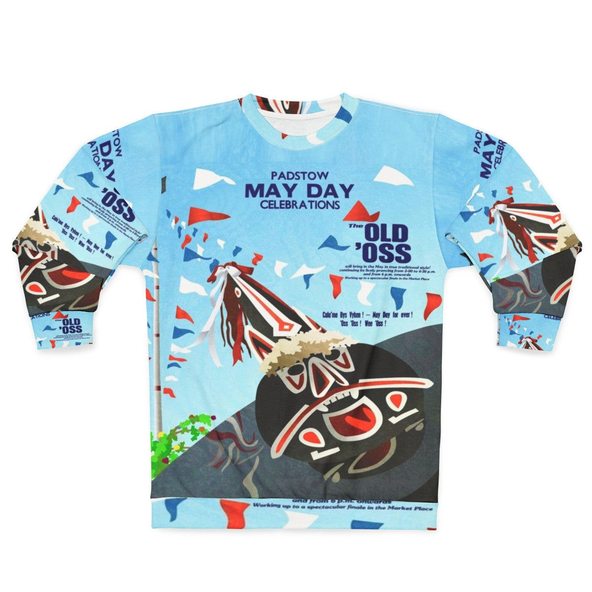 Padstow Cornwall May Day Oss Sweatshirt