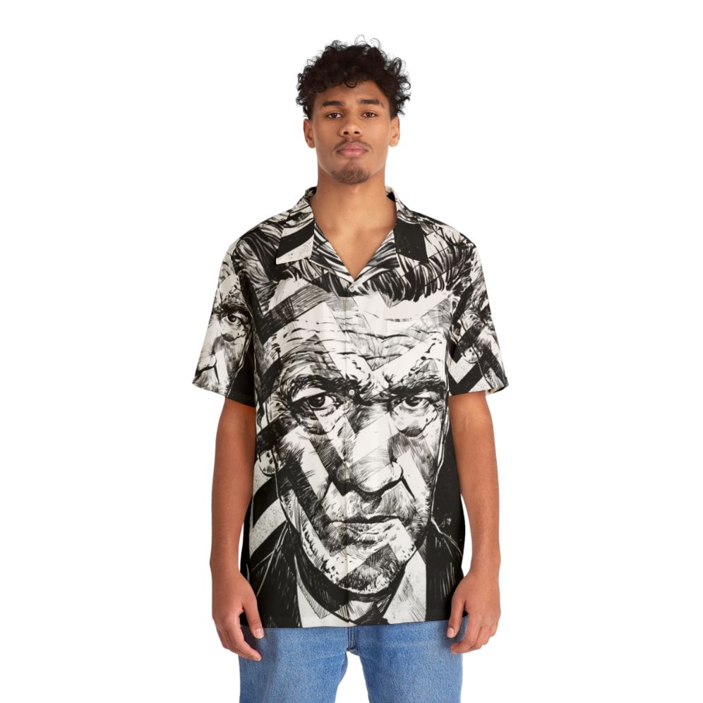 David Lynch Inspired Hawaiian Shirt - People Front