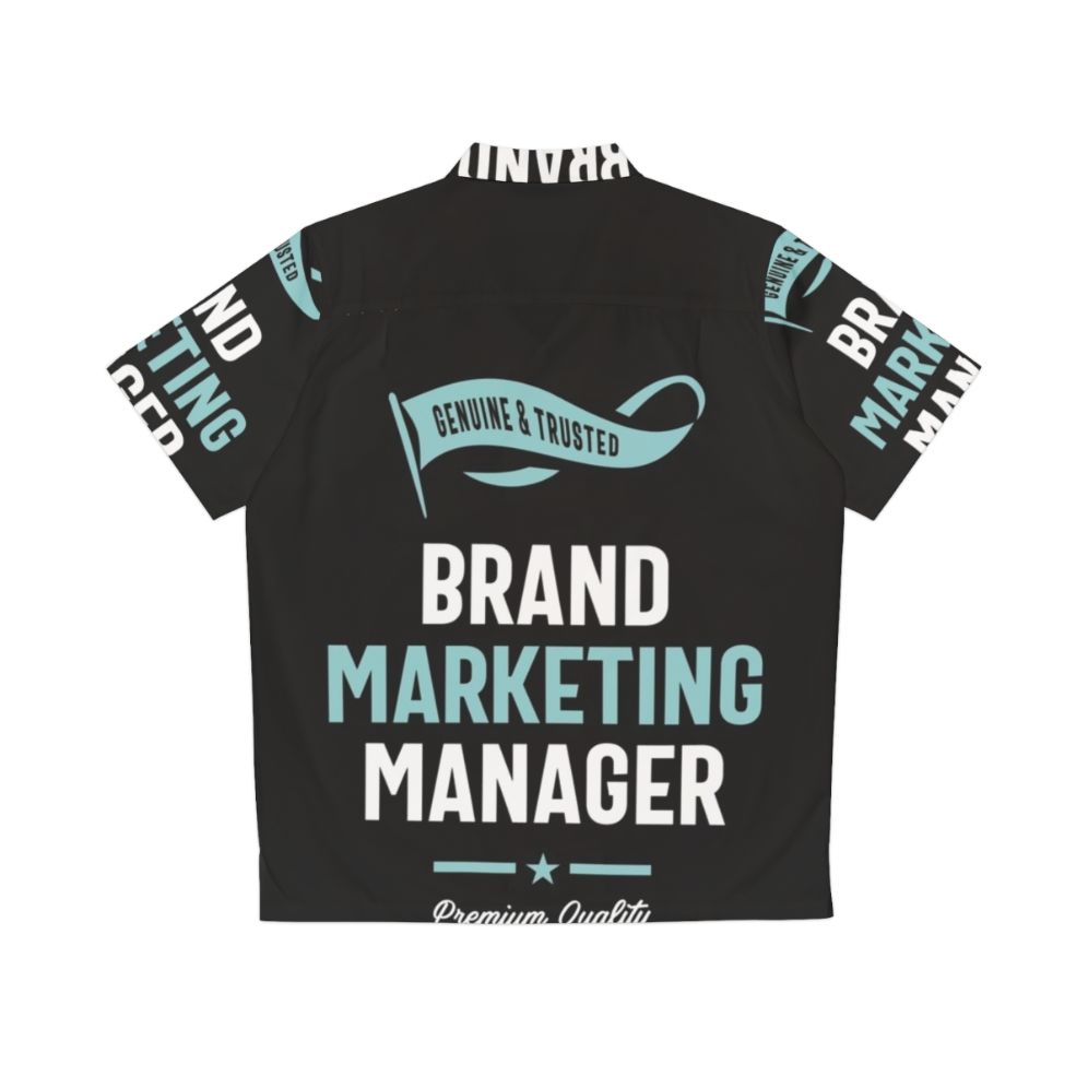 Branded Hawaiian shirt for marketing managers - Back