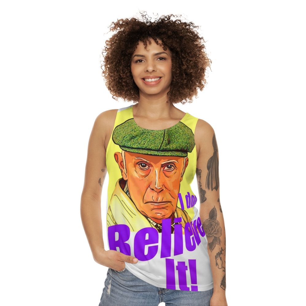 "Victor Meldrew 'I Don't Believe It' Unisex Tank Top" - women