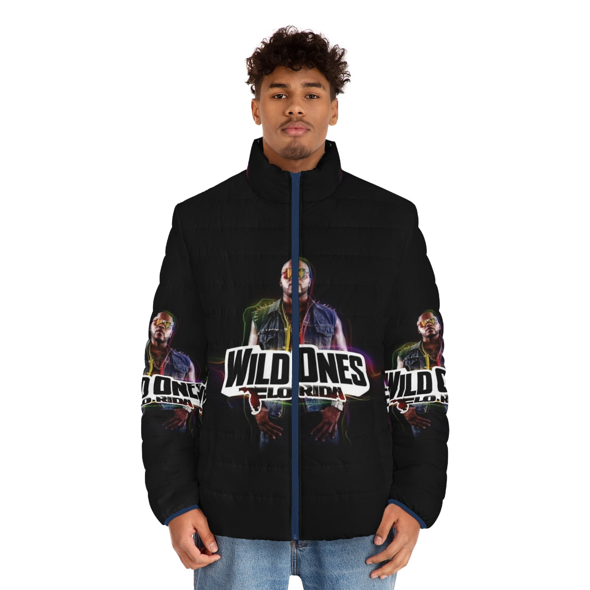 Flo Rida "Wild Ones" album puffer jacket - men front