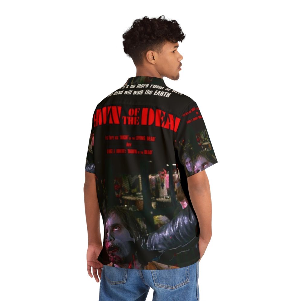 Vintage Dawn Of The Dead zombie Hawaiian shirt - People Back