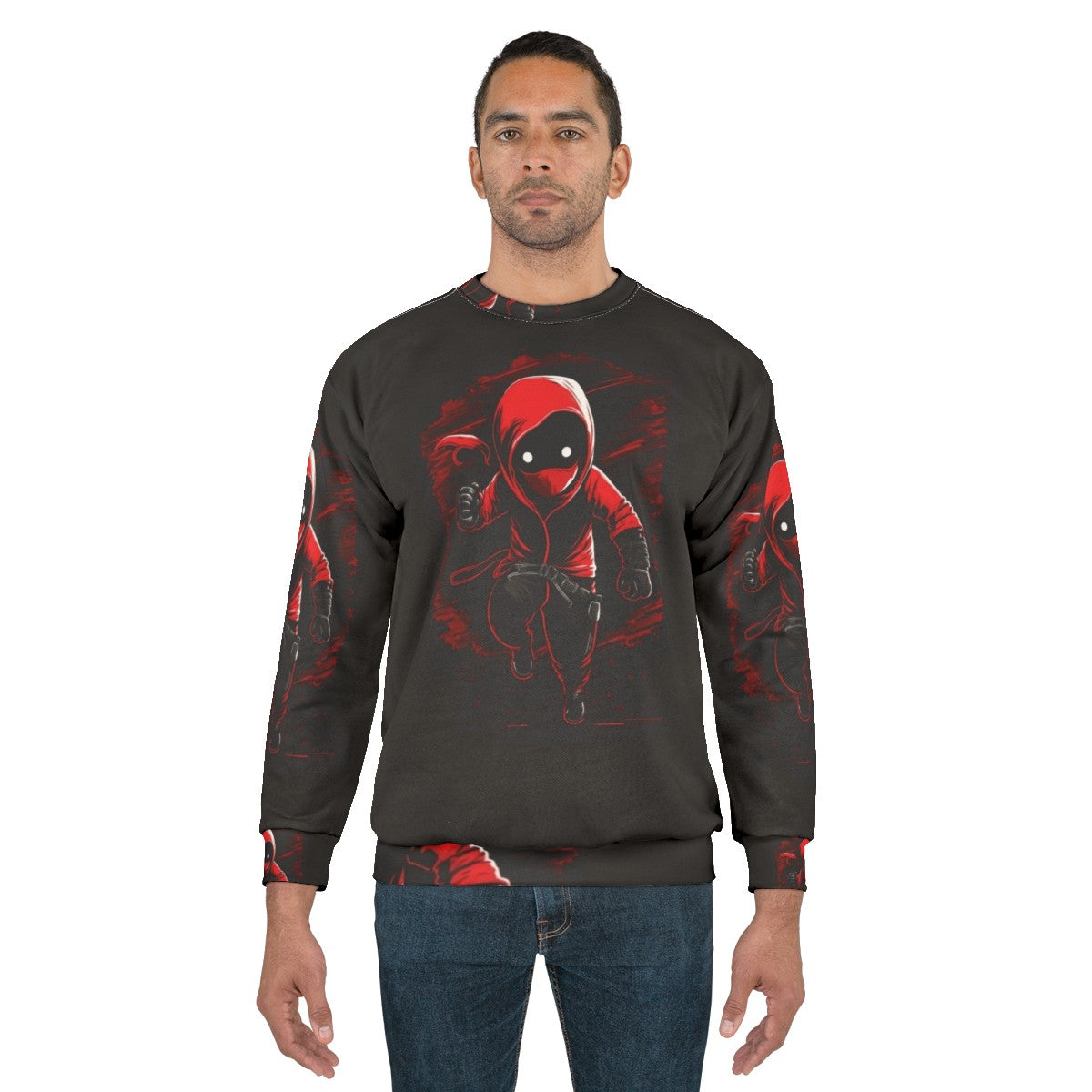 Squid Game Soldier Sweatshirt with Player 456 Character - men