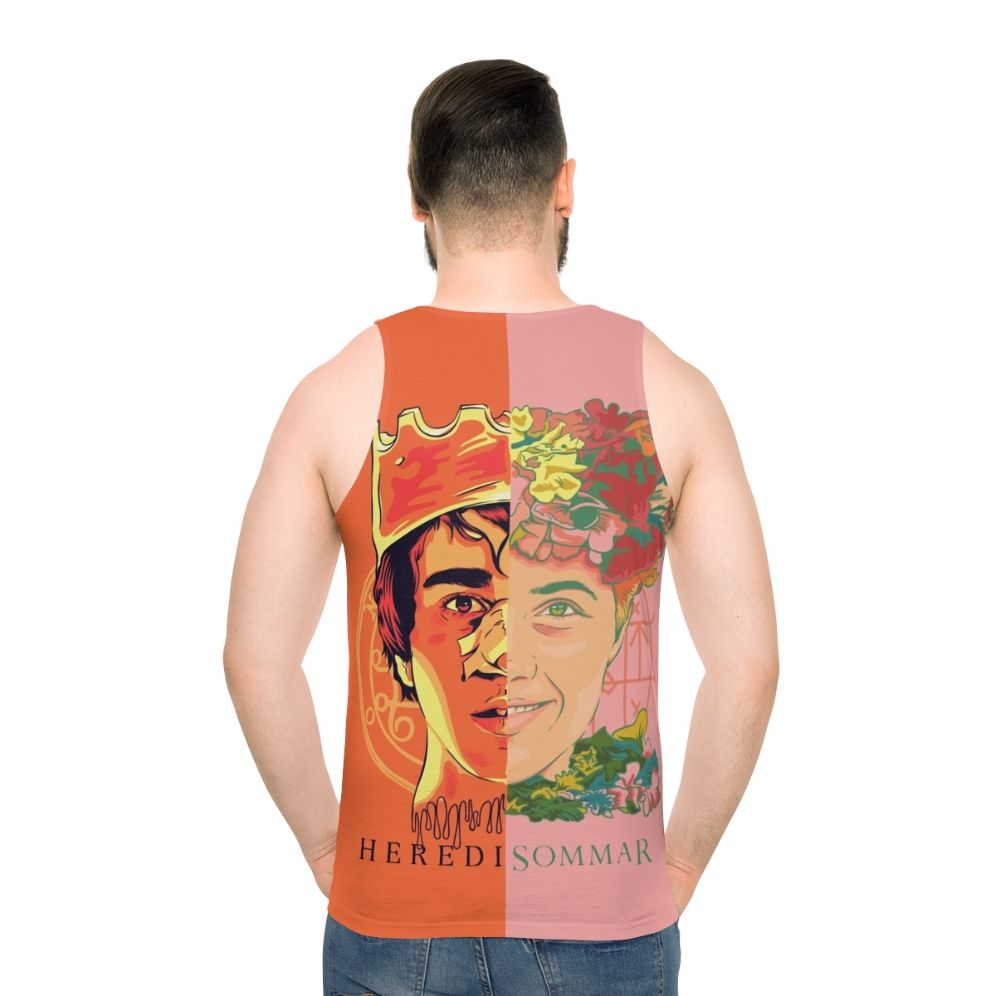 Heredisommar unisex horror movie inspired tank top - men back