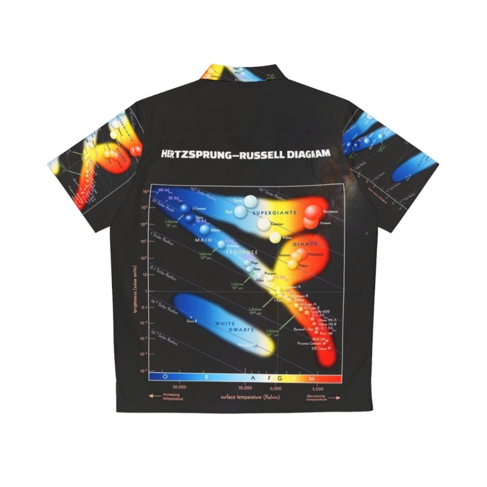 Hertzsprung Russell Diagram Hawaiian Shirt for Astrophysics Enthusiasts - Back