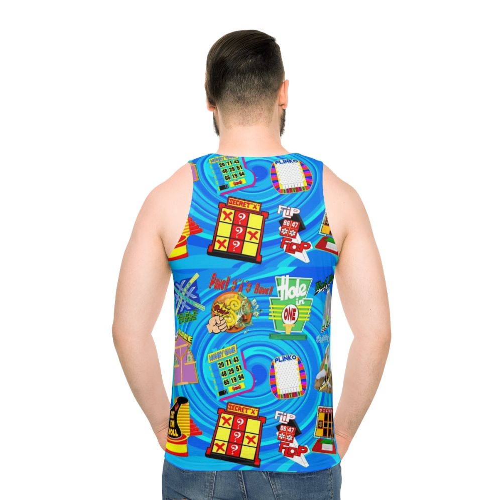 Game Show Contestant "The Price is Right" Unisex Tank Top - men back