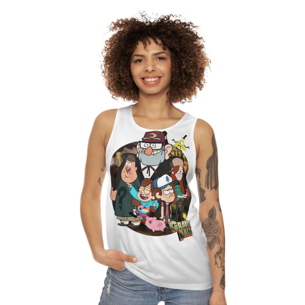 Gravity Falls Unisex Graphic Tank Top - women