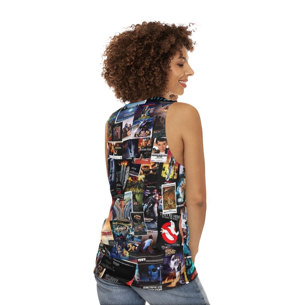 1980s movie posters unisex tank top - women back