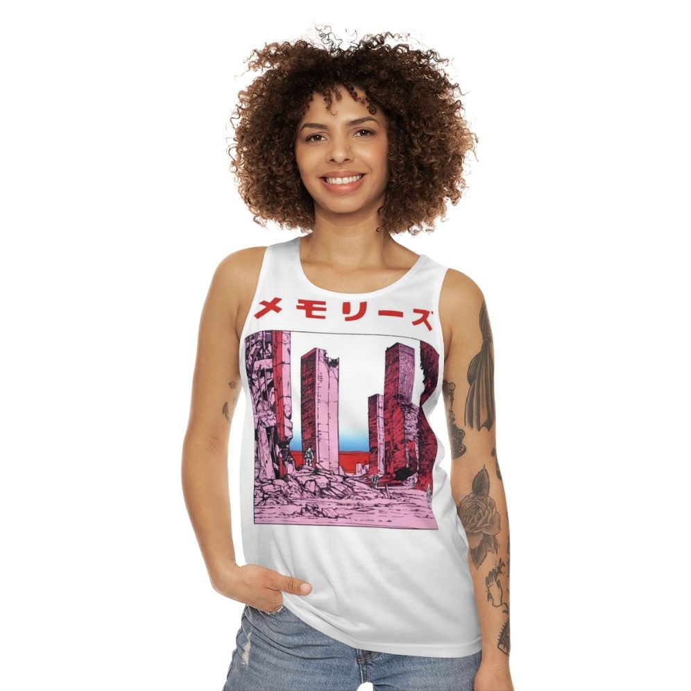 Akira manga inspired Katsuhiro Otomo memories unisex tank top - women