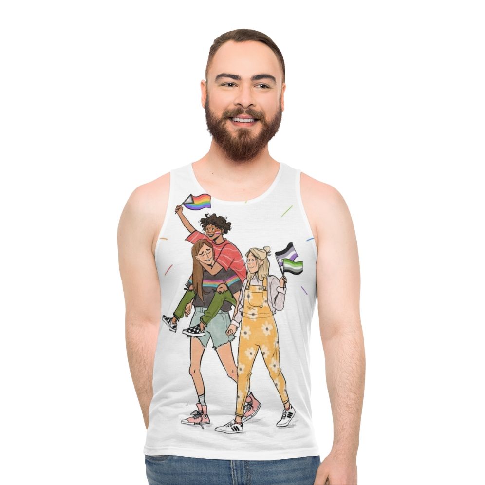 Heartstopper Unisex Tank Top - men