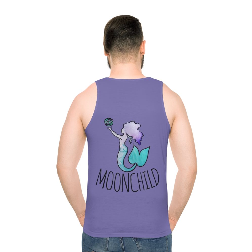 Cancer astrology mermaid unisex tank top - men back