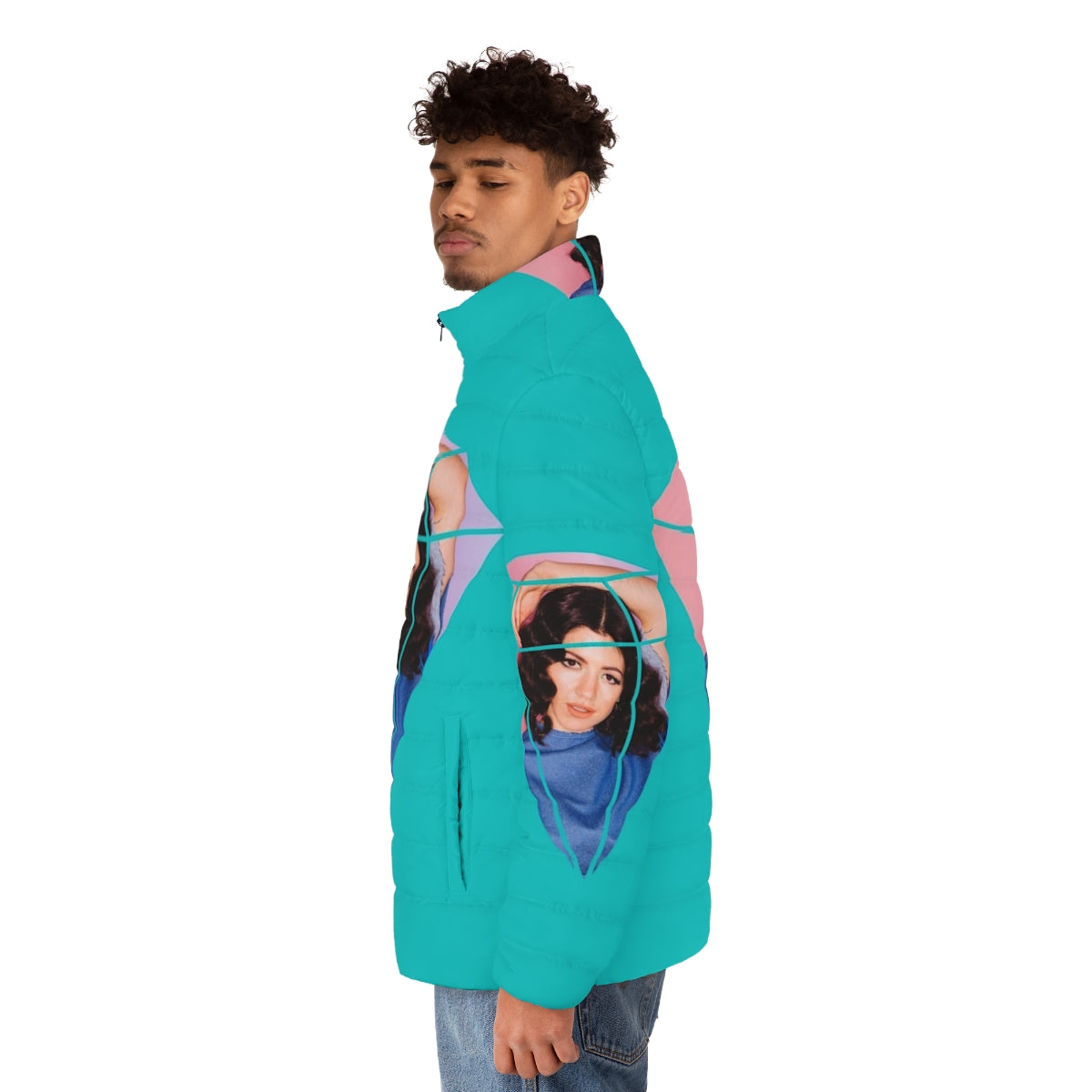 Marina And The Diamonds Froot Pop Star Puffer Jacket - men side left