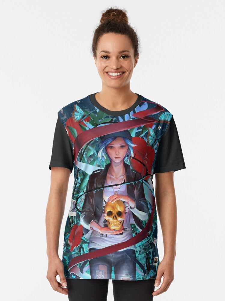 "Life is Strange Destiny Graphic T-Shirt featuring Chloe Price and Max Caulfield" - Women