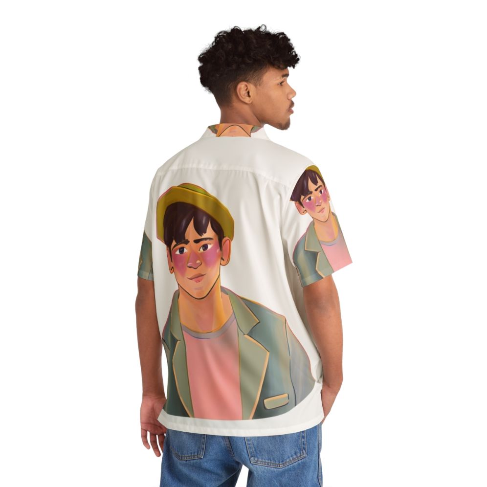 Heartstopper Charlie Spring Hawaiian Shirt - People Back