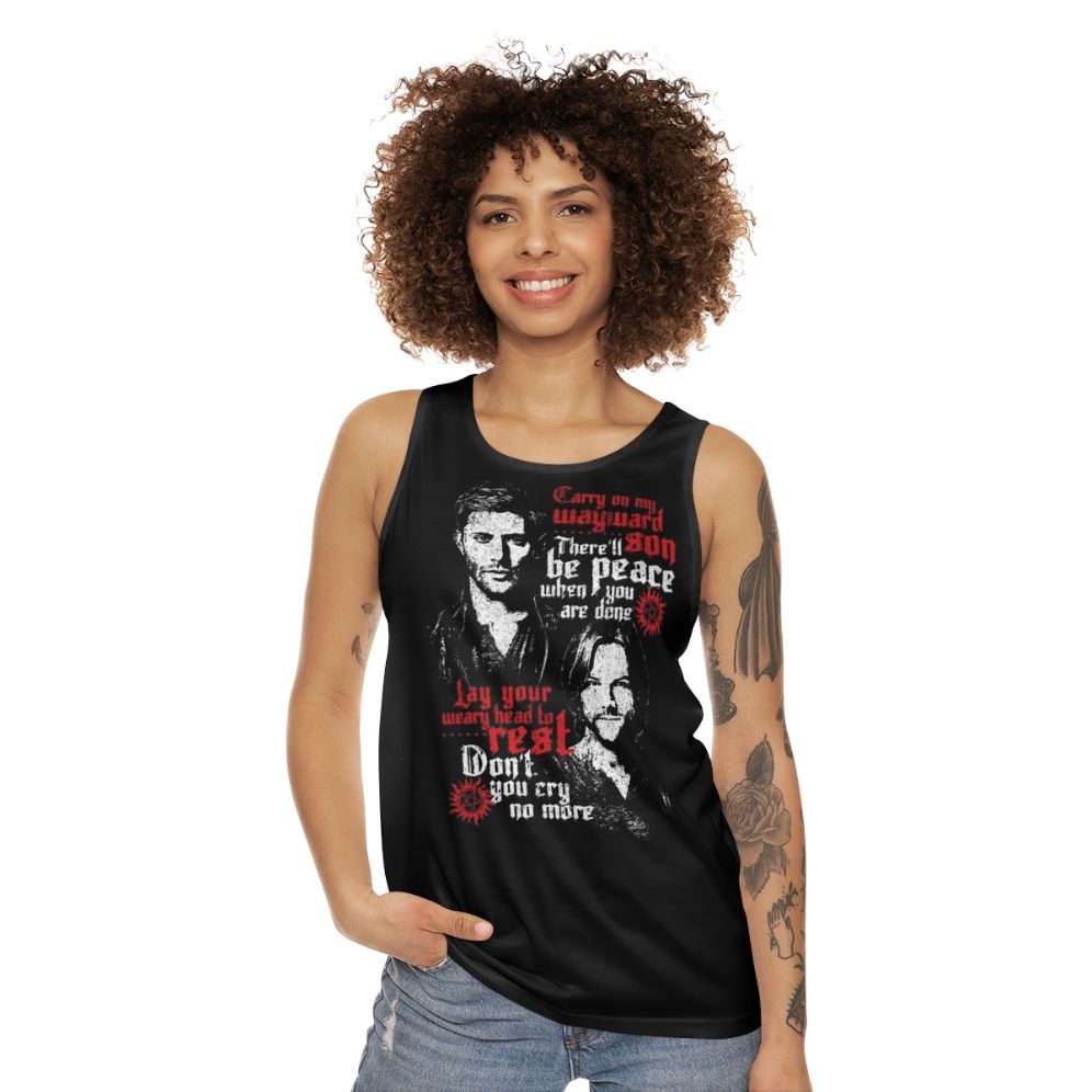 Supernatural Winchester Brothers Unisex Tank Top - women