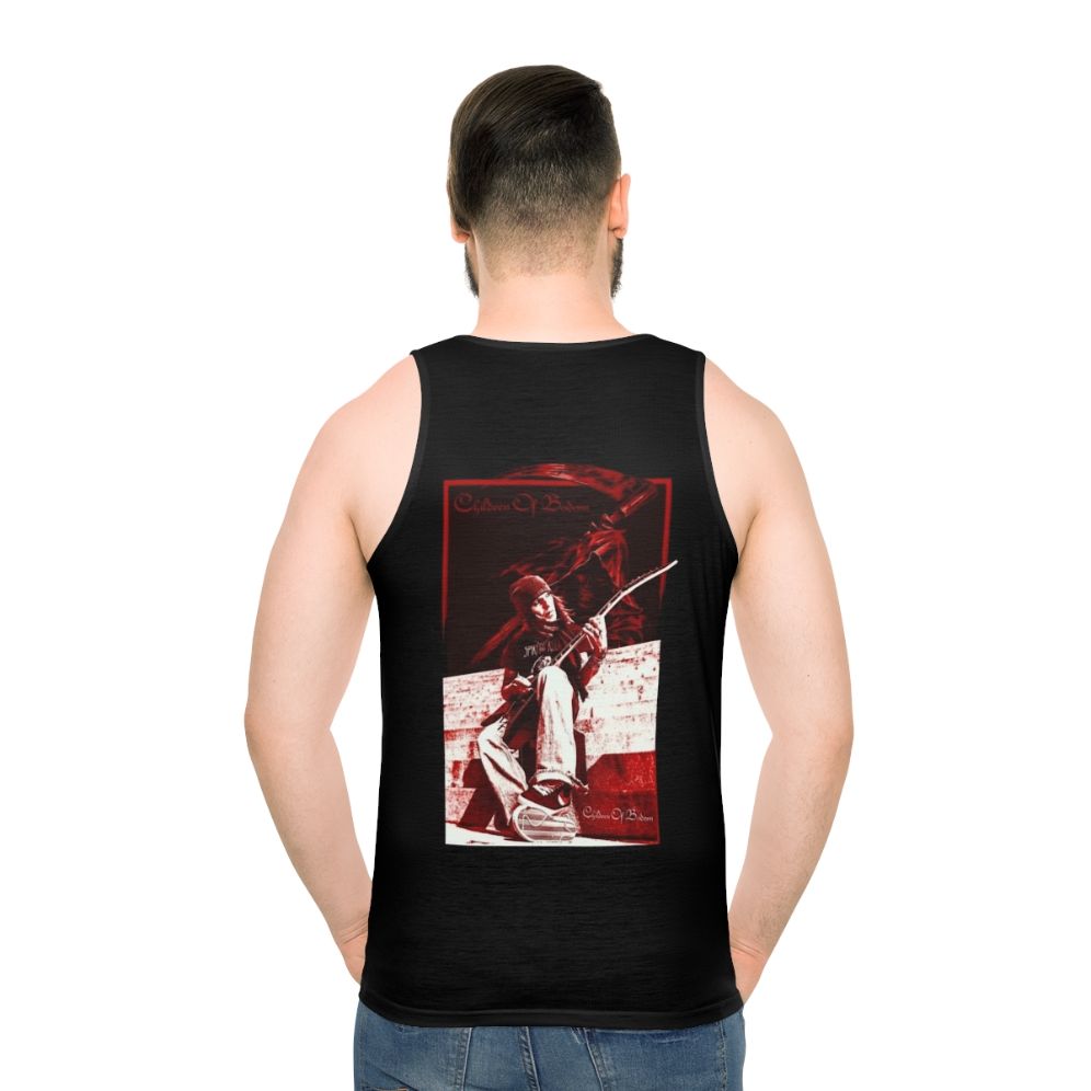 Alexi Laiho metal tribute unisex tank top - men back