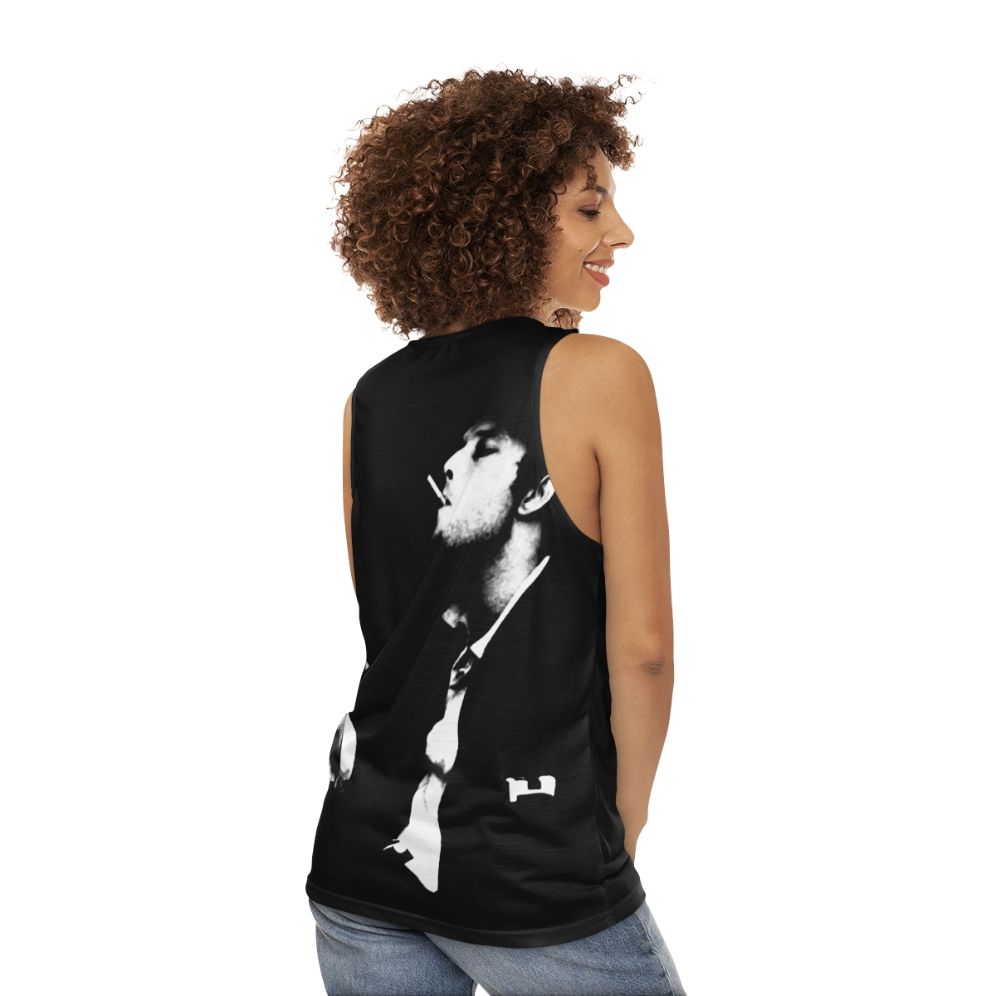 Iconic Tom Waits Unisex Tank Top - women back